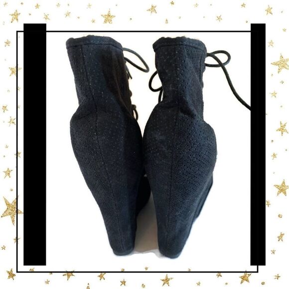 Wild Diva Black Pkayform Gladiator Ankle Booties 7 - Picture 6 of 7